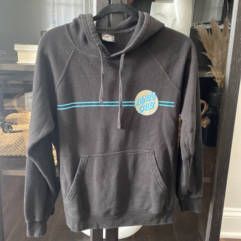 Rare Santa Cruz black hoodie